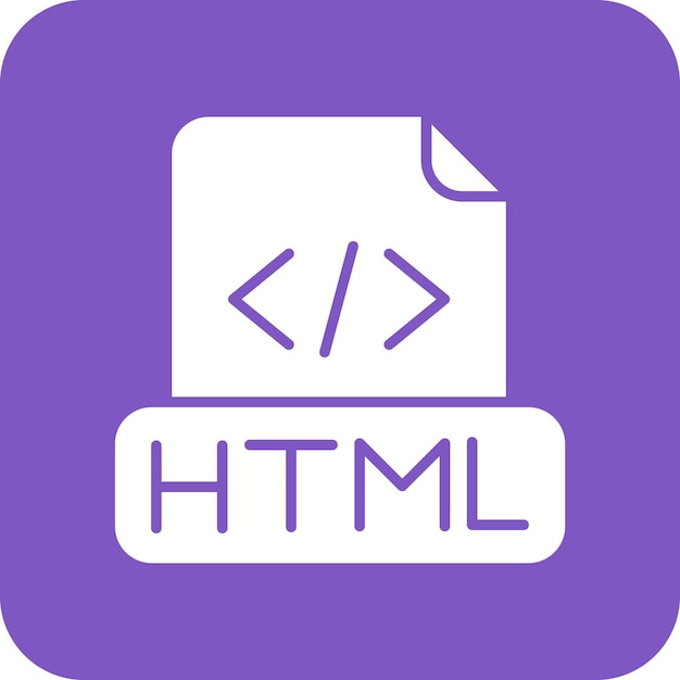 Html File icon vector image Can be used for Computer Programming