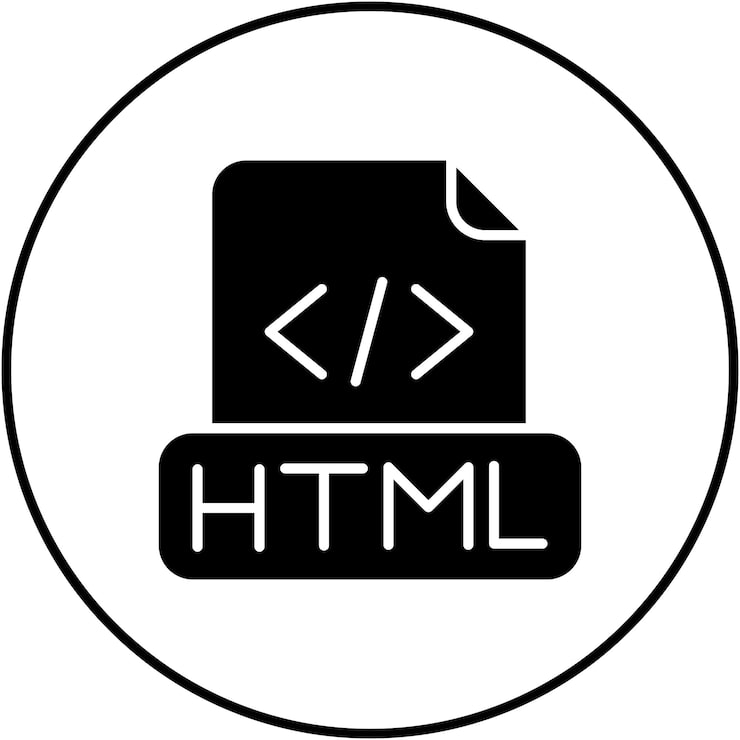 Vector html file icon vector image can be used for computer programming