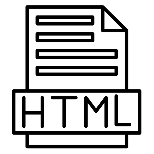 Premium Vector | Html file vector illustration style