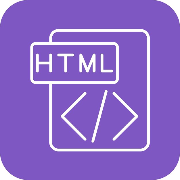 Html icon vector image Can be used for Copywriting