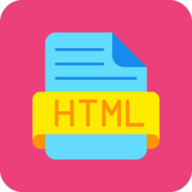 Vettore iconica html