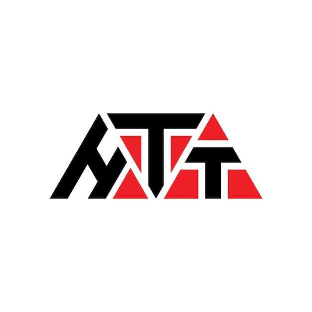 htt triangle letter logo design with triangle shape htt triangle logo design monogram htt triangle vector logo template with red color htt triangular logo simple elegant and luxurious logo htt