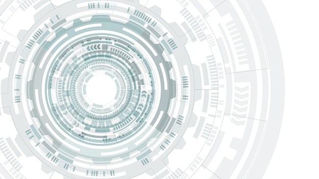 HUD abstract circle structure Futuristic user interface. Science background. Hi-tech abstract background. Futuristic technology concept.