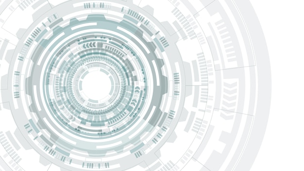 HUD структура абстрактного круга Футуристический пользовательский интерфейс. Наука фон. Привет-Tech абстрактный фон. Футуристическая концепция технологии.