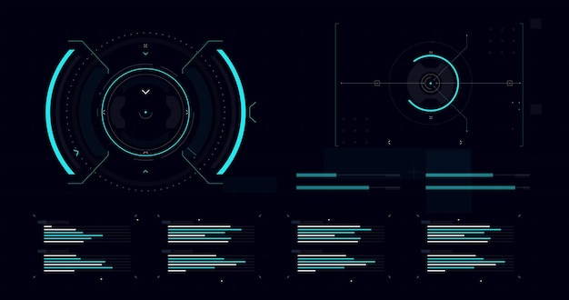 Modello hud fui per widescreen senza testo 001