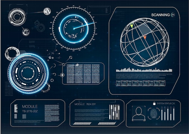 Vector hud great design for any purposes