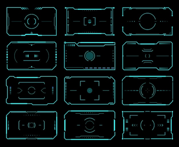 HUD ターゲット フレーム照準制御スキー Fi UI インターフェイス