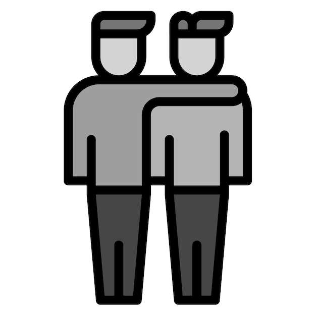 Hug icon vector afbeelding Kan worden gebruikt voor Vriendschap