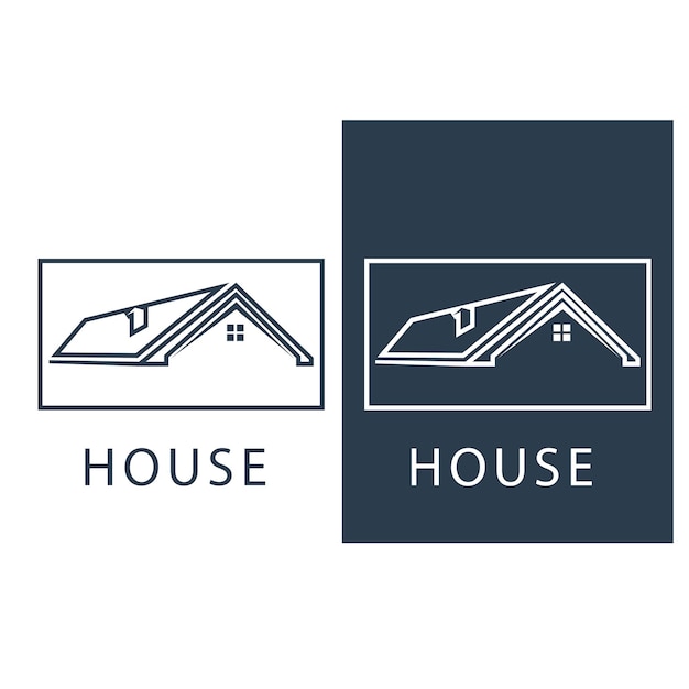 Huis logo en symbool vector afbeelding