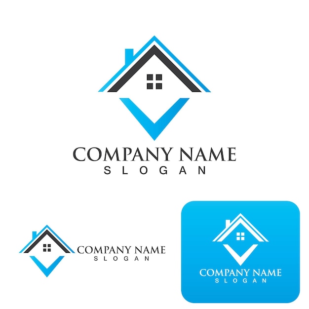 Huis logo en symbool vector afbeelding