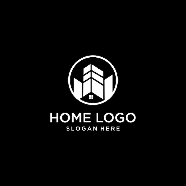 Huis logo logo ontwerp pictogrammalplaatje