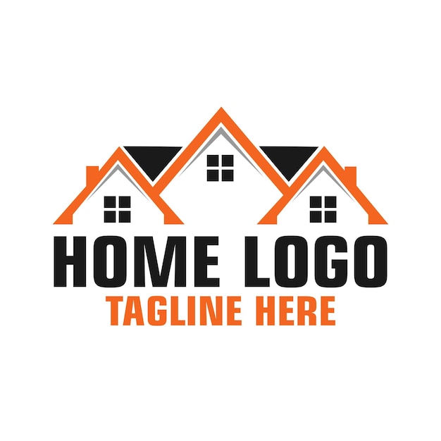 Huis Logo ontwerp sjabloon inspiratie, vectorillustratie.