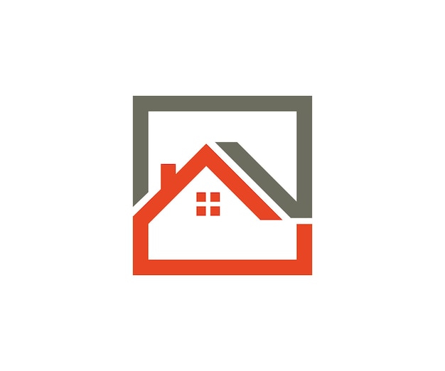 Huis logo ontwerp vector sjabloon