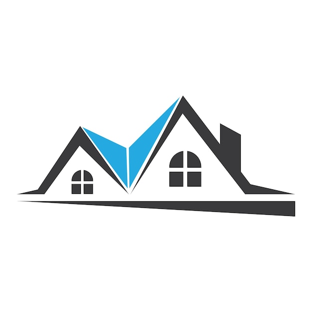 Huis pictogram logo vector ontwerpsjabloon