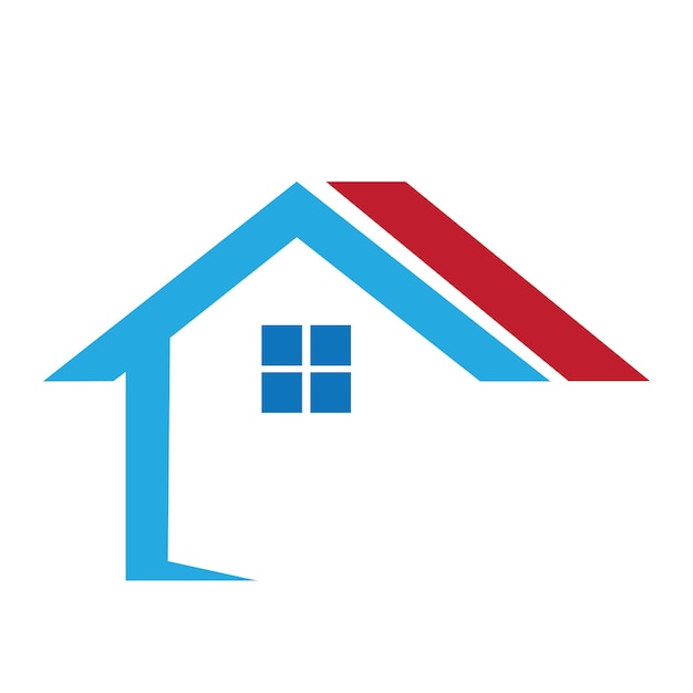 Huis pictogram logo vector ontwerpsjabloon
