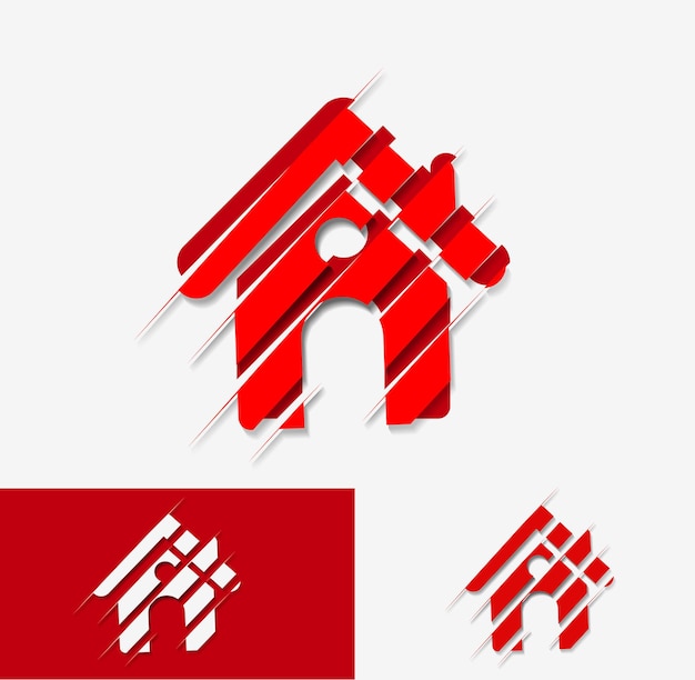 Huis pictogram vector ontwerp