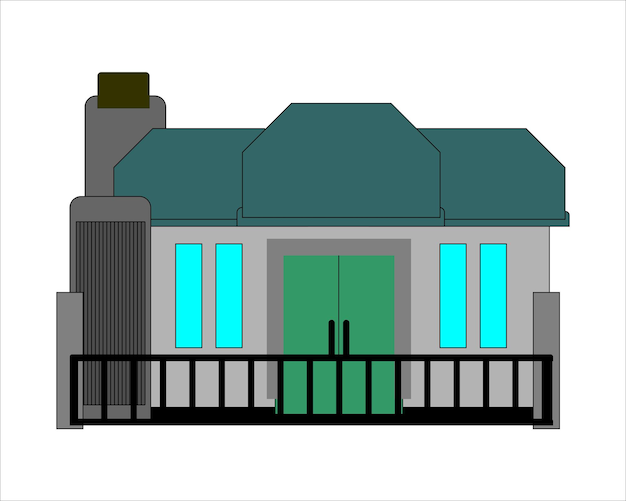 Huis pictogram vectorillustratie