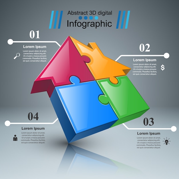 Huis puzzel pictogram