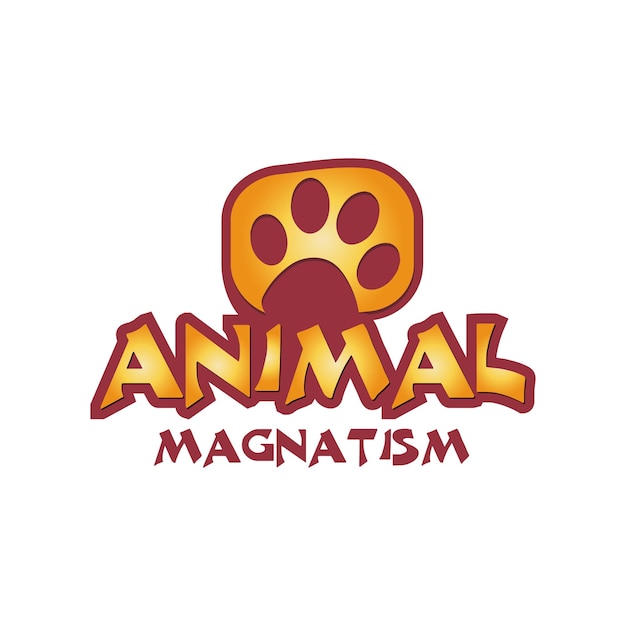 Huisdier hond Paw Logo sjabloon