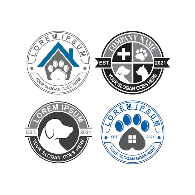 Huisdieren zorg logo veterinaire logo