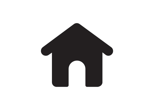 huispictogram Home-knop voor website of onroerend goed symbool