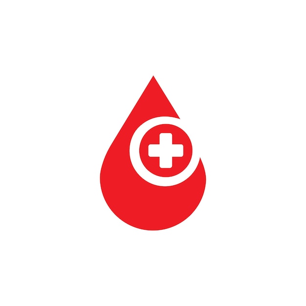 Human Blood logo template vector icon illustration design