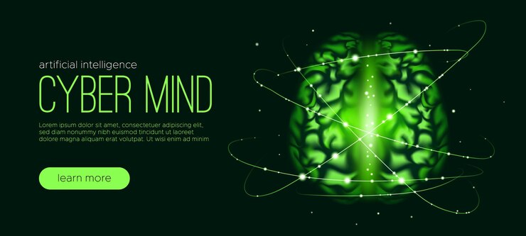 Vector human brain analysis big data visualization