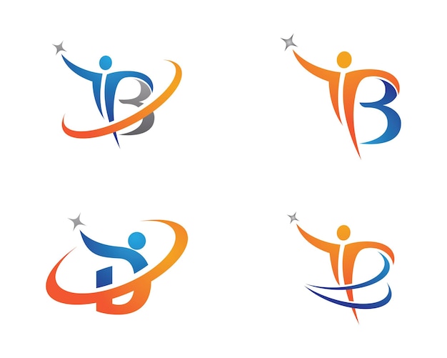 Знак с логотипом человеческого персонажа Знак с логотипом здравоохранения