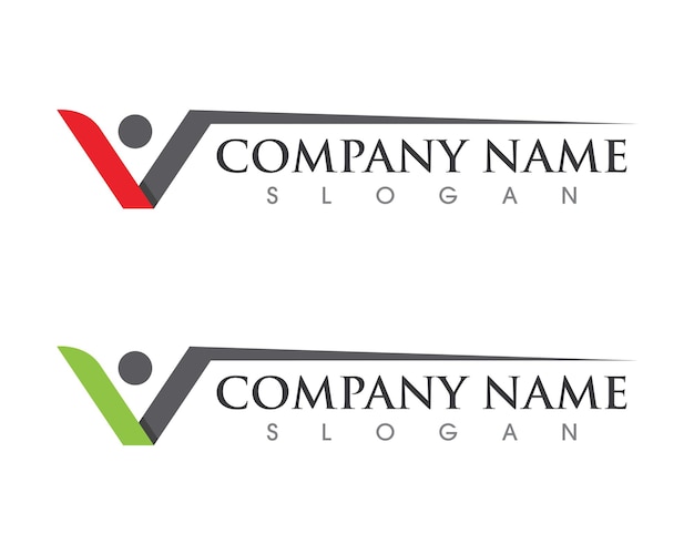 Human character logo sign