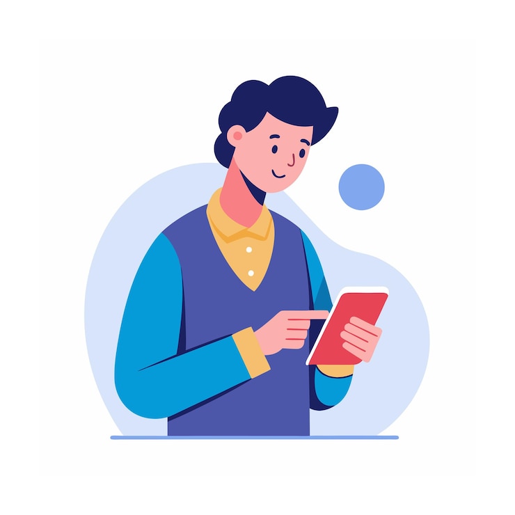 Vector human daily activity concept vector illustration