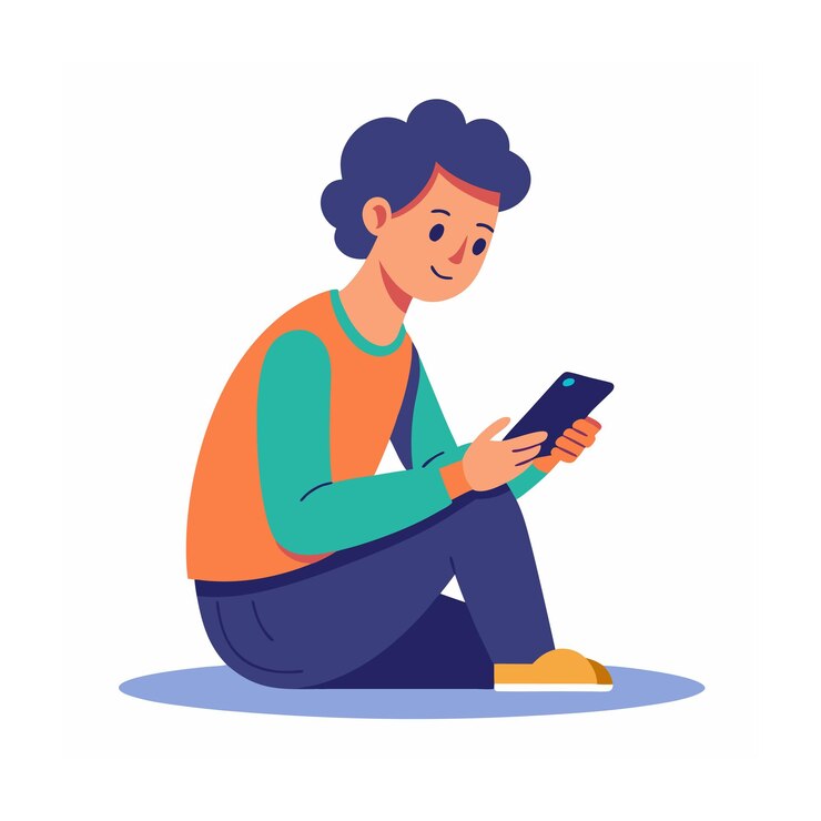 Vector human daily activity concept vector illustration