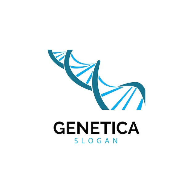 Human DNA and genetic vector icon design illustration