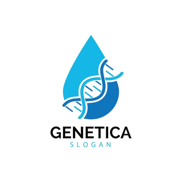 Human DNA and genetic vector icon design illustration