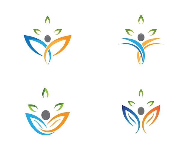 Human health symbol illustration design