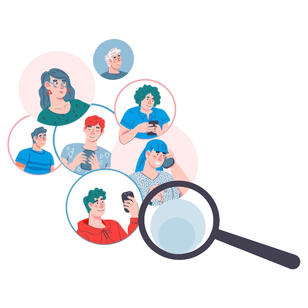 human resources and hiring concept of searching job candidates resume online
