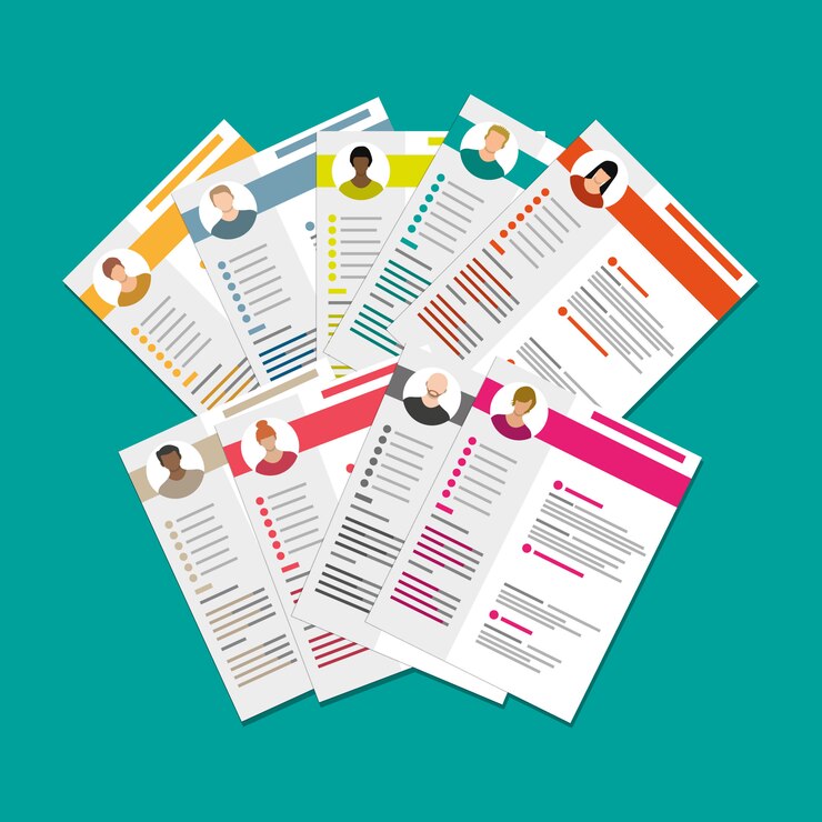 Vector human resources management concept