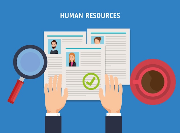 Human resources set icons