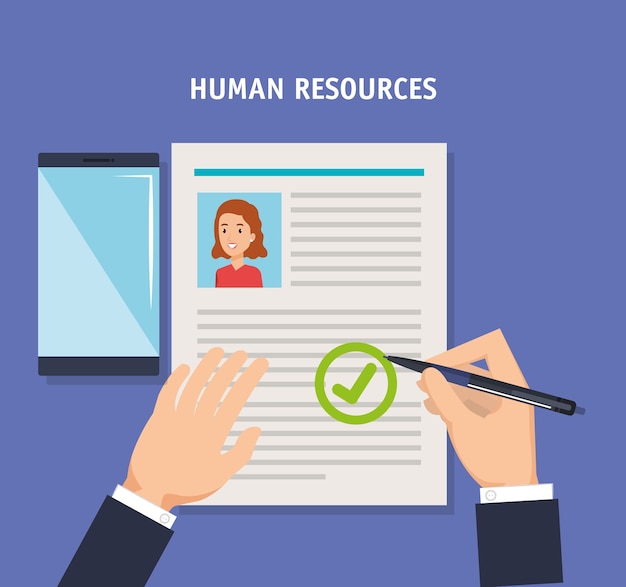 human resources set pictogrammen