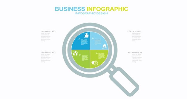 Vector human resources vlakke afbeelding concept creatieve plat pictogrammen instellen infographi