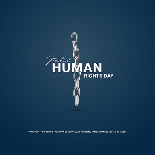 Human Rights Day creative design banner poster vector art