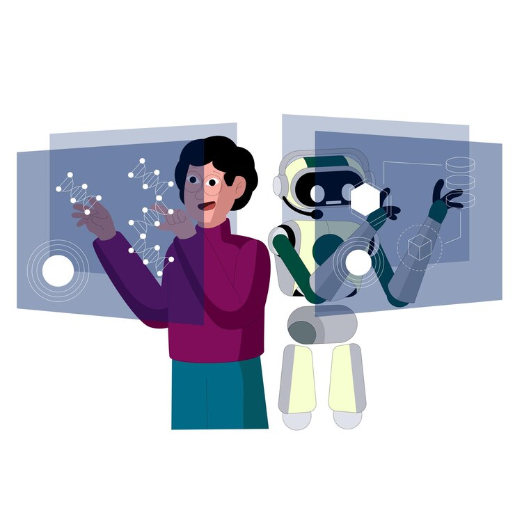 Vector humanmachine collaboration augmented reality
