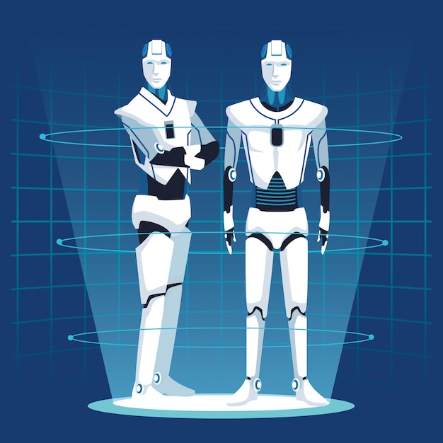 Vector humanoid robot avatar