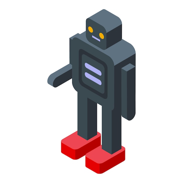 humanoid robot standing and showing open palm