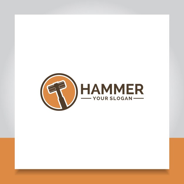 Hummer-logo-ontwerp voor bouwtimmerwerk