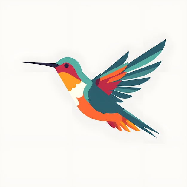 humming bird vector illustration