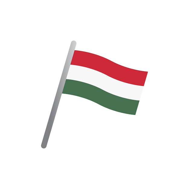 Hungary flag icon vector