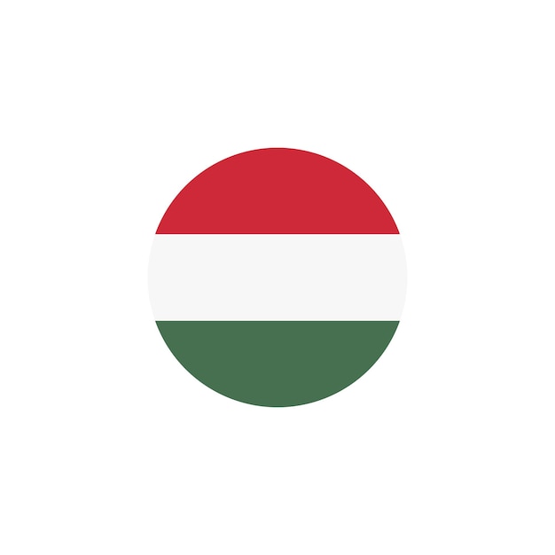 Hungary flag icon vector