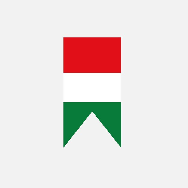 Vector hungary flag icon