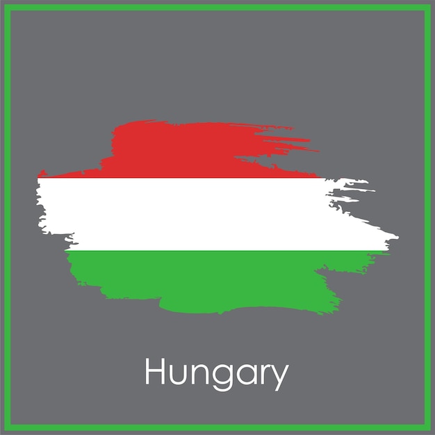 Vector hungary flag