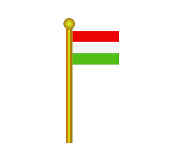 Vector hungary flag